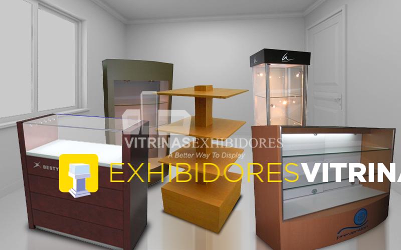 Vitrinas y Exhibidores comerciales